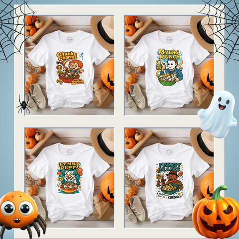 Cereal Killer Horror Character Shirt