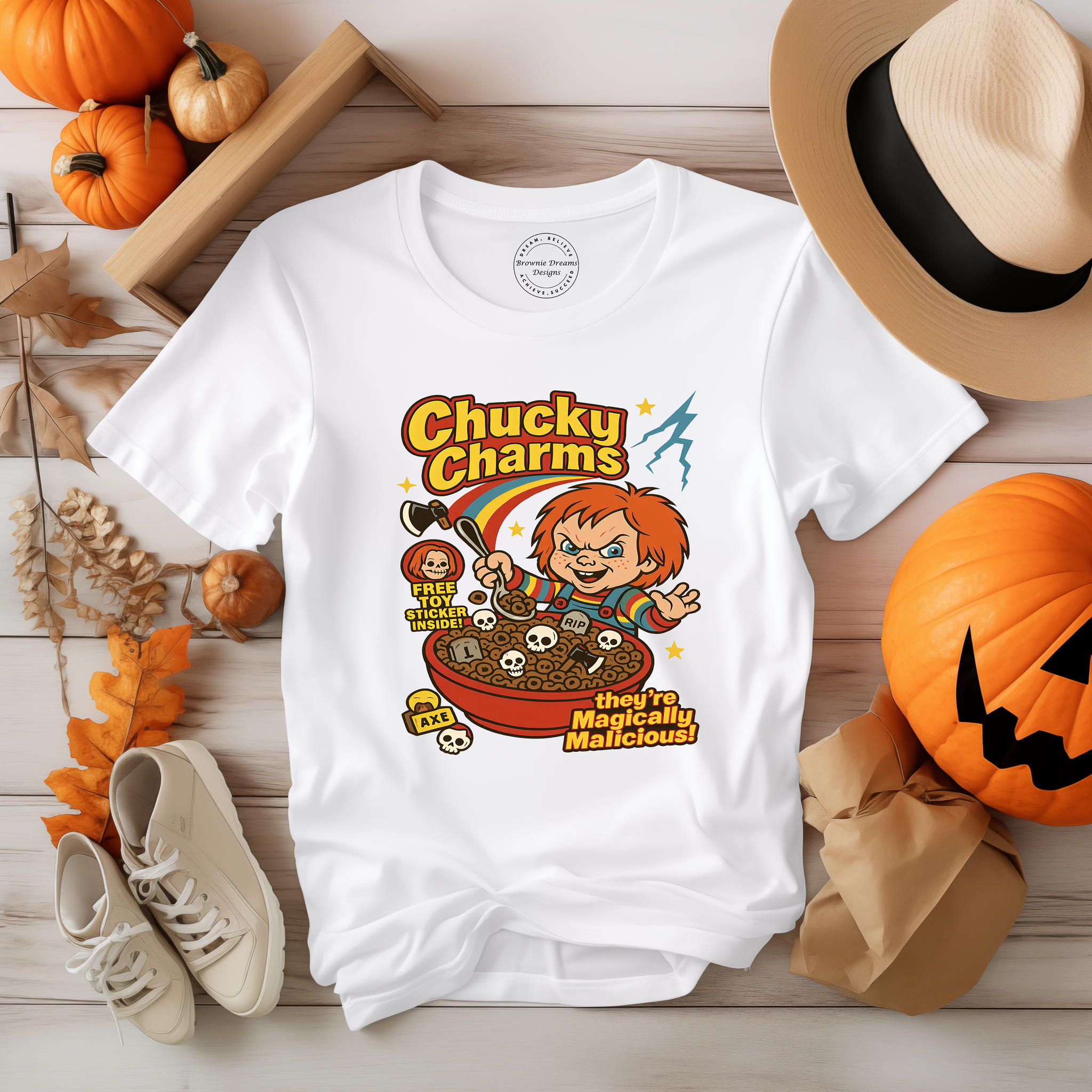 Cereal Killer Horror Character Shirt