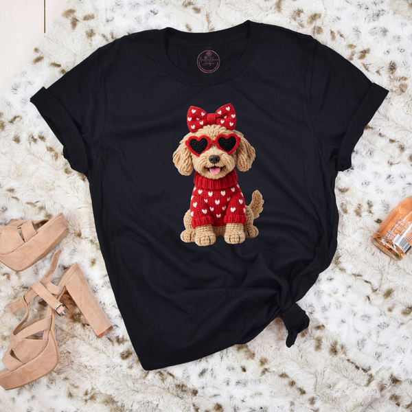 Dog Mom Valentine's Shirt - Brownie Dreams Designs