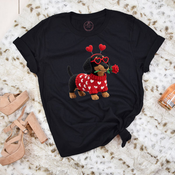 Dog Mom Valentine's Shirt - Brownie Dreams Designs