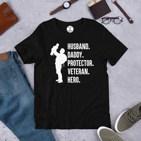 Husband, Dad, Veteran Shirt