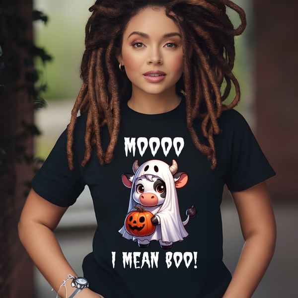 Cute Halloween Cow Shirt or Hoodie