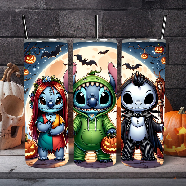 Nightmare Before Christmas Stitch Tumbler