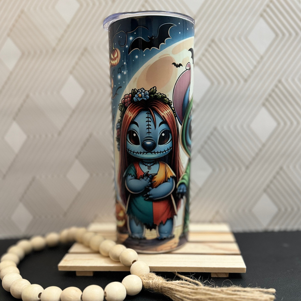 Nightmare Before Christmas Stitch Tumbler