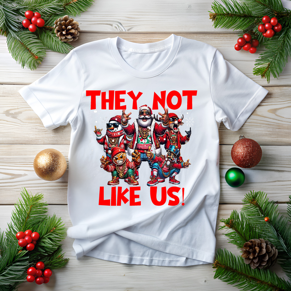 They Not LIke Us Christmas Shirt or Hoodie
