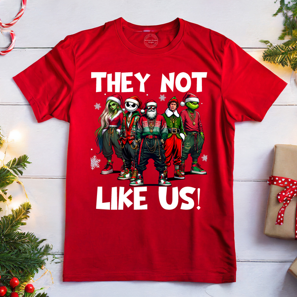 They Not LIke Us Christmas Shirt or Hoodie