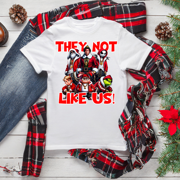 They Not LIke Us Christmas Shirt or Hoodie