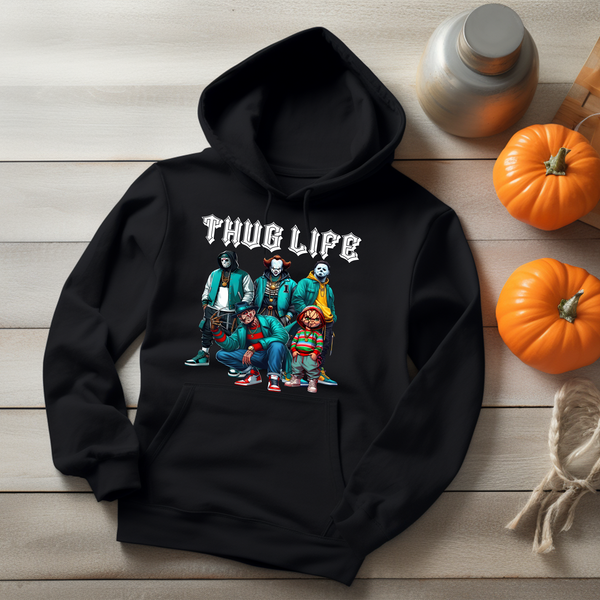 Thug Life Horror Movie Halloween Hoodie