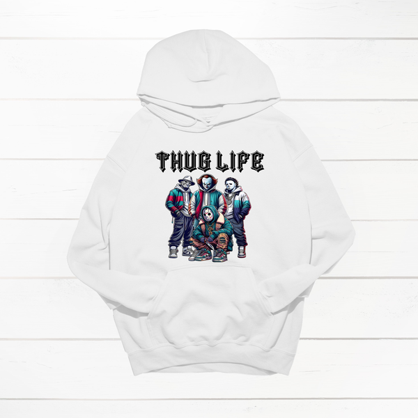 Thug Life Horror Movie Halloween Hoodie