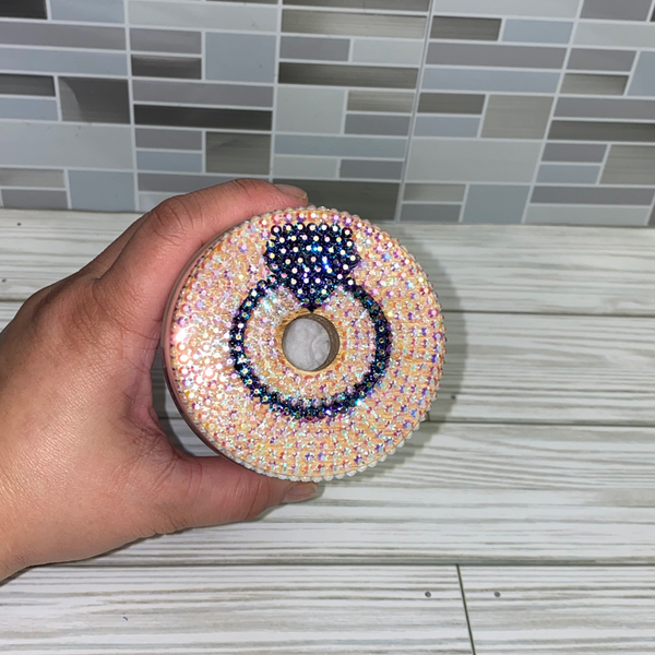 Just Engaged Bling Beer Glass Can - Brownie Dreams Designs