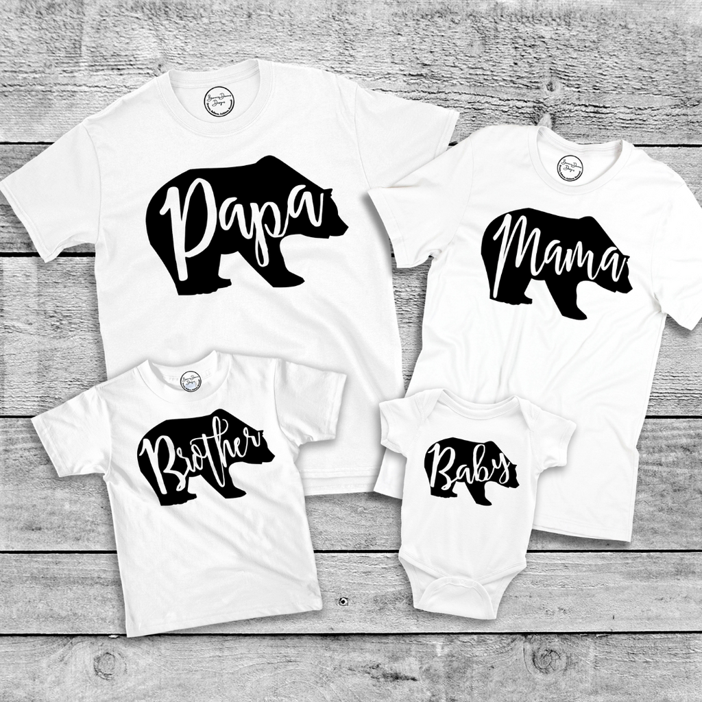 Bear Family Matching Shirts. Family Shirts for the Biggest Bear