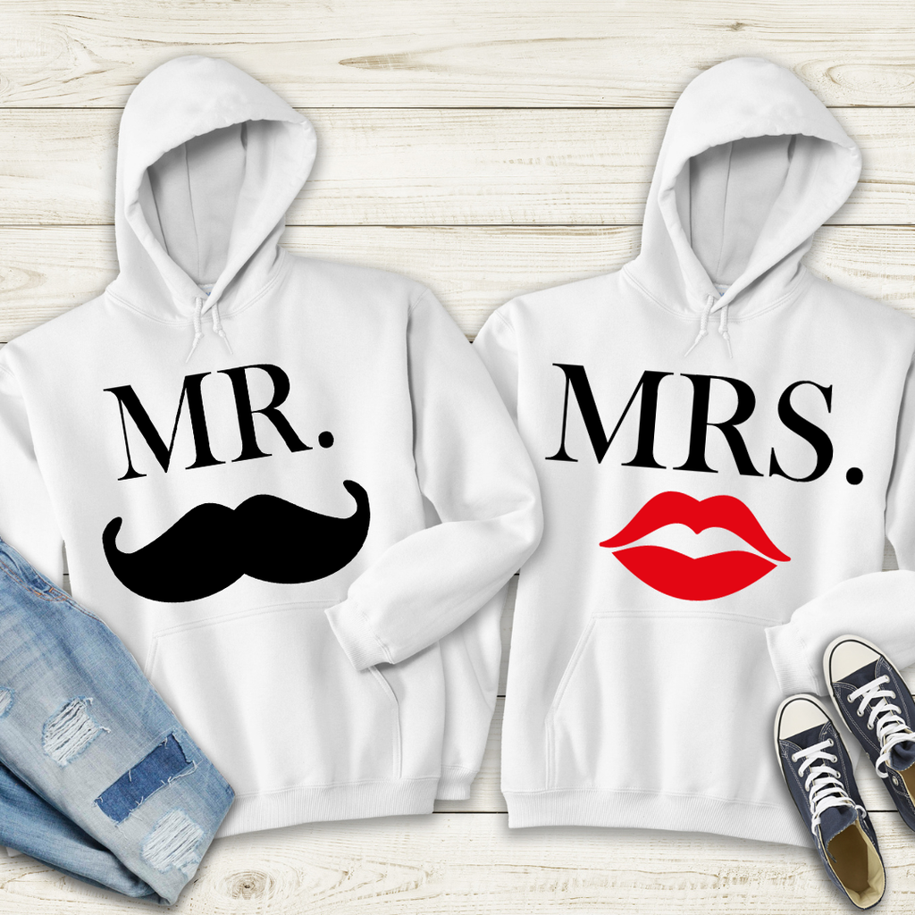 Cute Mr. and Mrs. Couples Shirt or Hoodie for Every Occasion