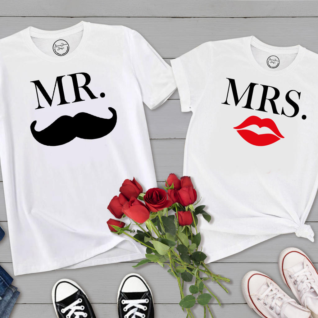 Mr & 2024 mrs t shirts